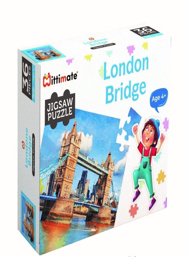 Mittimate London Bridge Jigsaw Puzzle Game for Kids Age 4 to 6 Old I 36 Pieces Puzzle Toy I Birthday Gift for Children - Image 1